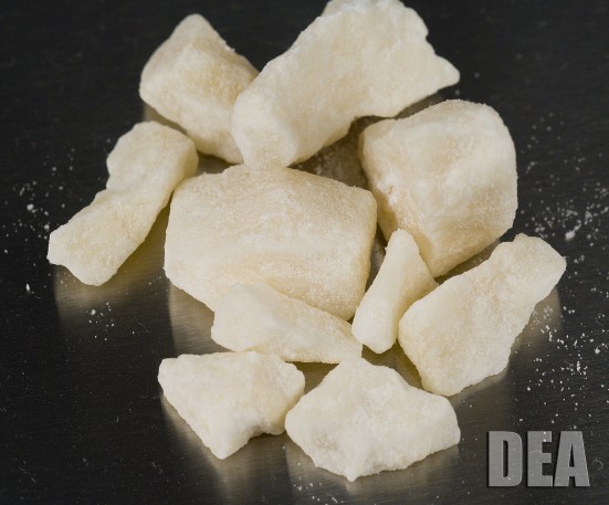 visualizzazione ingrandita di crackCOCAINE