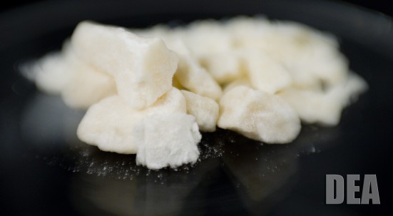 visualizzazione ingrandita di crackCOCAINE